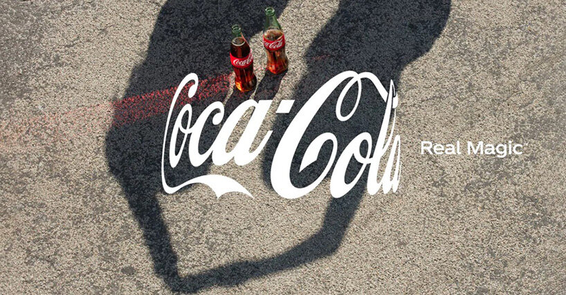coca-cola's new logo wraps around just like a hug