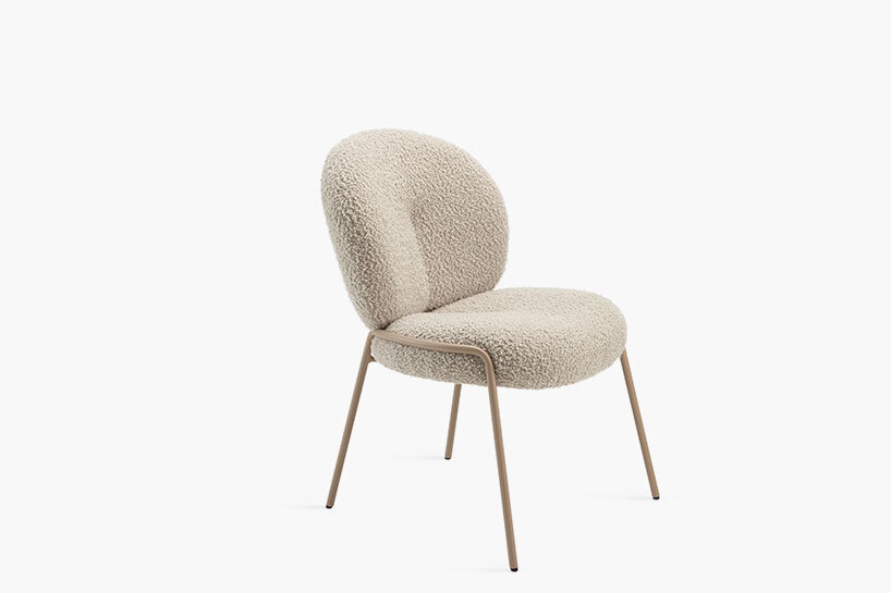 hanne willmann's nana chair for freifrau radiates cloud inspired comfort