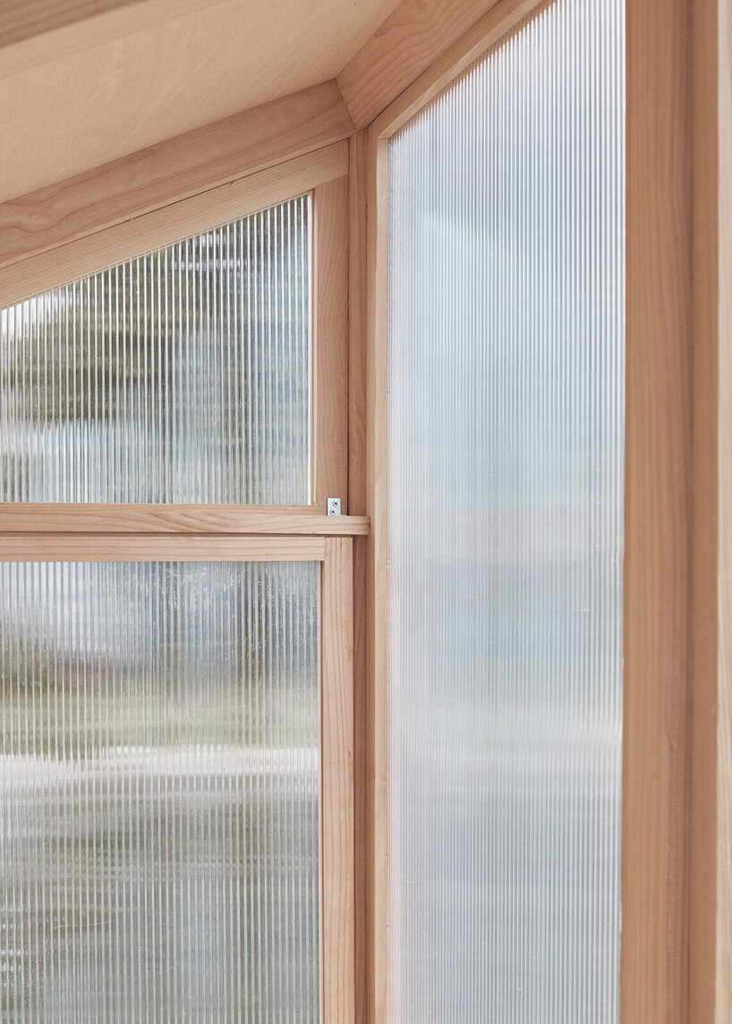 enjoy a steam aboard this floating prefab sauna on lake geneva