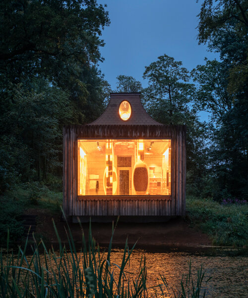 invisible studio's beezantium is a new home for bees in somerset