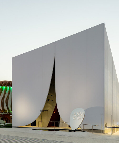 the first layer of snow inspires JKMM's finland pavilion at expo 2020 dubai