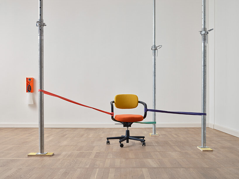 konstantin grcic fuses his own designs with everyday objects for 'new normals' exhibition