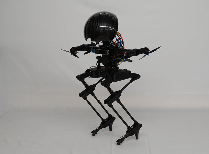 ЛЕОНАРДО - это комбинация двуногого робота и дрона, который осваивает канат.