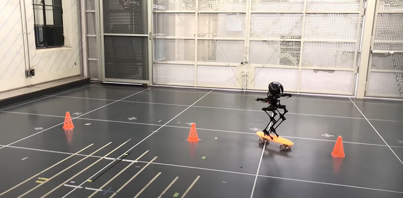 LEONARDO is a merger of a two-legged walking robot with a flying drone that masters a slack line