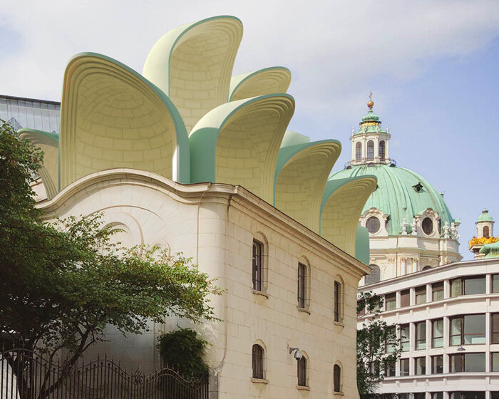 malka architecture channels art nouveau for french embassy extension in vienna
