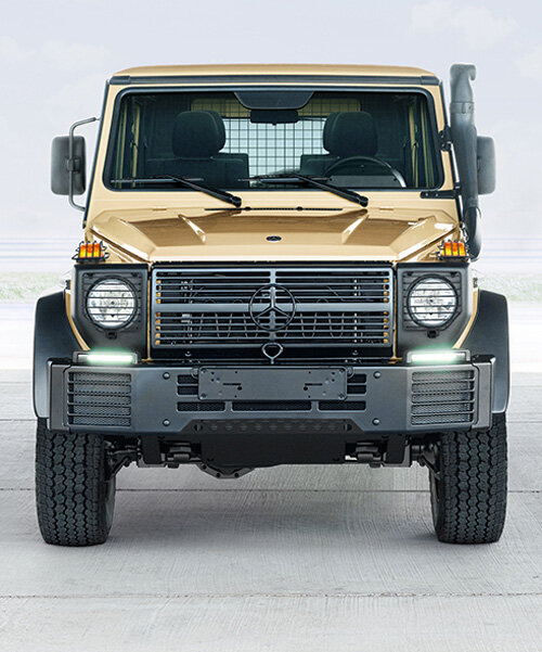 mercedes-benz unveils its updated G-wagen for military operations