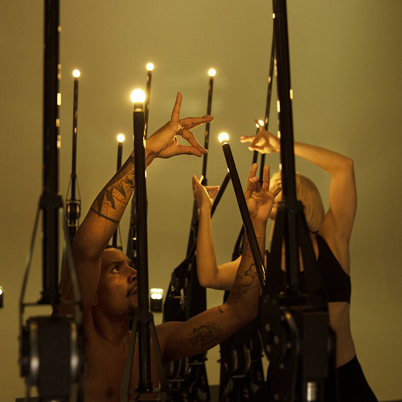 random international interview: no one is an island performance between human and machine