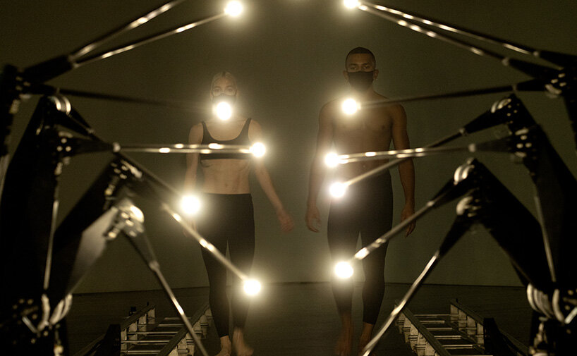 random international interview: no one is an island performance between human and machine