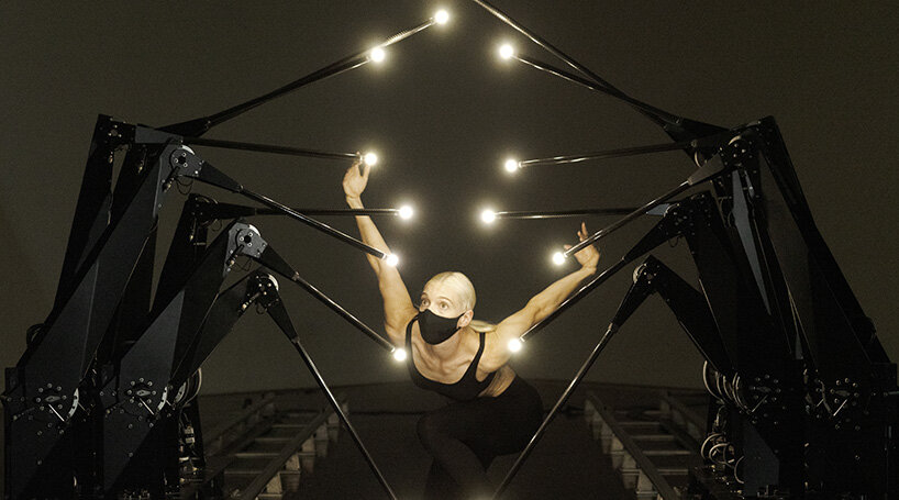 random international interview: no one is an island performance between human and machine