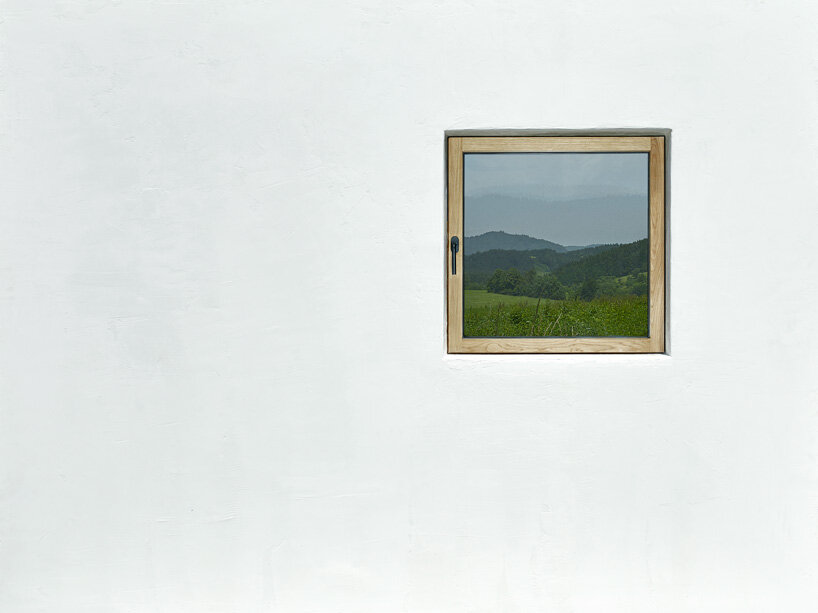 no thicker than 50mm, 'pitoresk' windows bring back the subtleness of past architecture