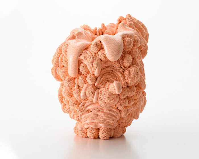 kazuhito kawai's ceramic sculptures emerge as vessels of senses and emotions