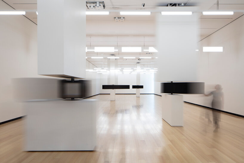 sarah oppenheimer calls for viewers to touch and reshape this 'sensitive machine'