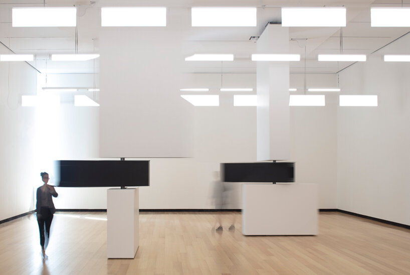 sarah oppenheimer calls for viewers to touch and reshape this 'sensitive machine'