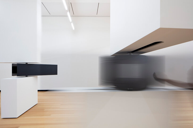 sarah oppenheimer calls for viewers to touch and reshape this 'sensitive machine'