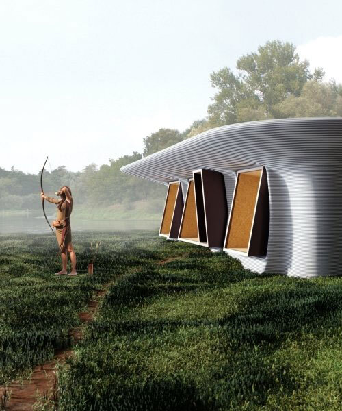 3D-printed house 'rain catcher' drizzles with sustainable self-sufficient design