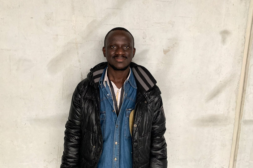 akwasi afrane uses discarded devices to question human needs at driving the human