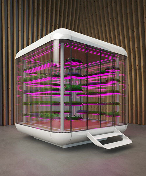 this walk-in climate greenhouse is the first mass-produced solution for microgreen gardening