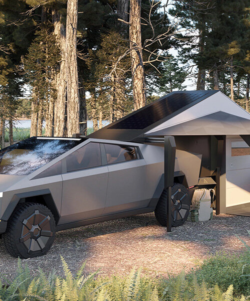 FORM is an expandable and detachable pickup camper for the tesla cybertruck and more