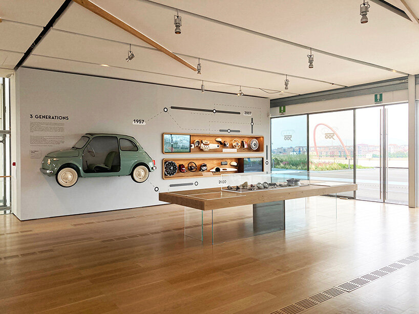 LAB71 architetti completes casa 500, a new fiat 500 museum in turin