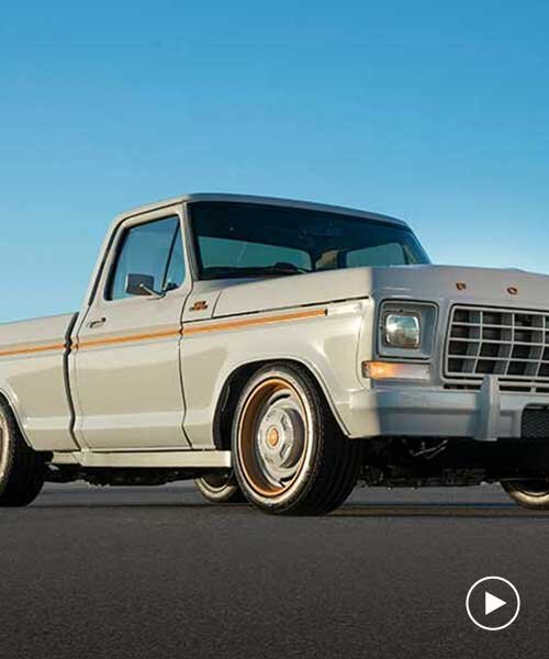 meet electric ford F-100 retro concept pickup powered by an all-new eluminator crate motor