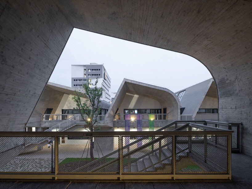 atelier FCJZ shapes its liangzhu campus with monumental, light-filled vaulting