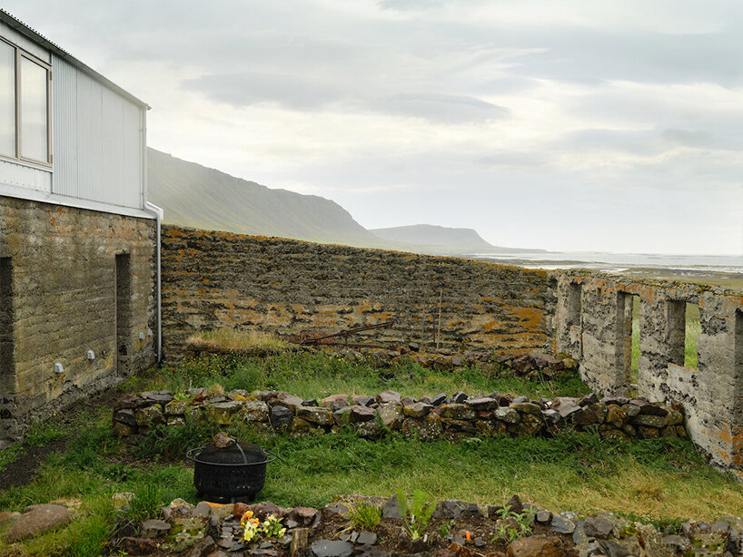 bua studio converts dilapidated barn in iceland into artist studio and living space