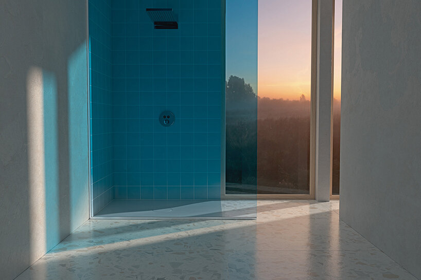 betteair introduces world’s first shower tile made of glazed titanium steel