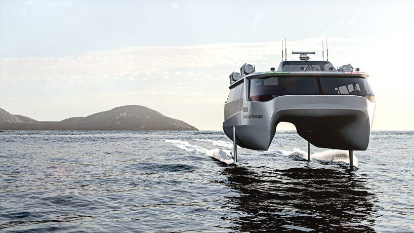 electra is a fully electric hydrofoil ferry with a cruise speed of 40 knots