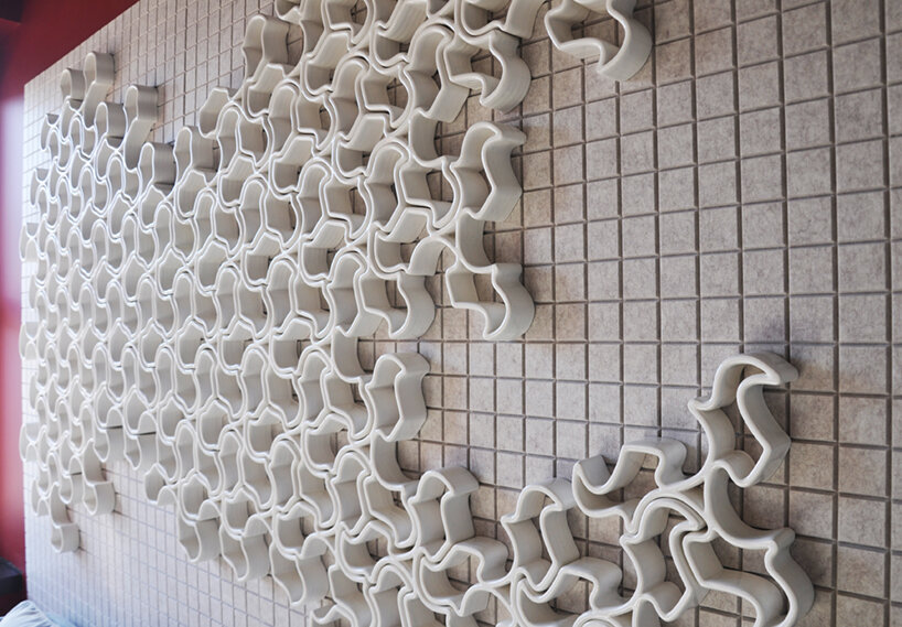 brian peters builds ceramic 3d printers to create modular parametric installations