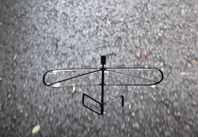 watch this ultralight glider with water wings take off
