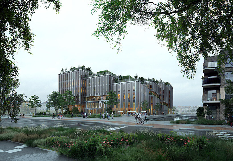 henning larsen unveils design for large mixed-use timber building on copenhagen waterfront