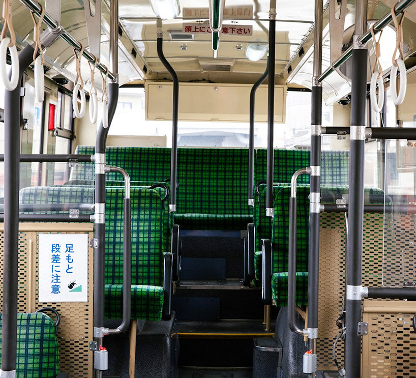 disused japanese bus gets a second life as mobile sauna