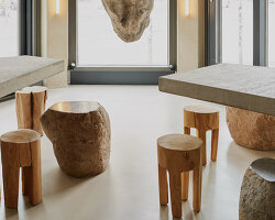 VAUST studio's earthy + intimate design of poke eatery in berlin honors fisherman culture