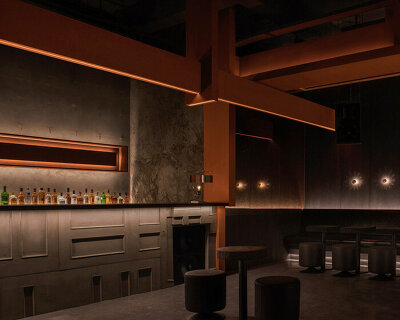 all design studio creates an experiential journey to find this hidden bar in shanghai