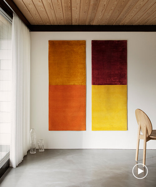 ca'lyah launches margrethe odgaard's bold colored tapestries that celebrate nepalese craft