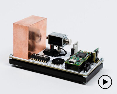mo h. zareei turns raw material into sound with 'material sequencer' sound sculpture