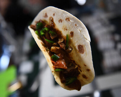 NASA astronauts make tacos onboard the ISS with green chile harvested in space