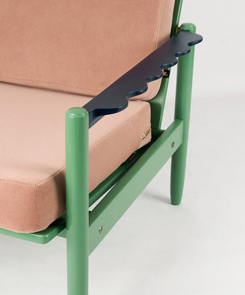 marta adamczak creates cosmic armchairs from classic polish designs