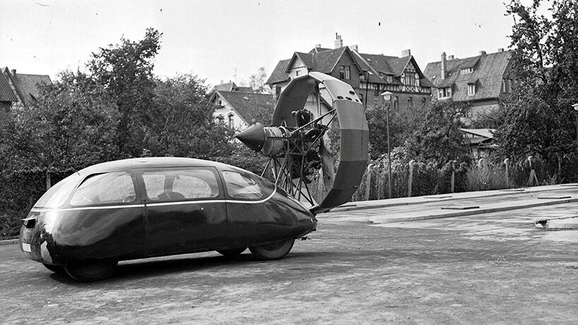 schlörwagen is a strange 1930s german car inspired by airplane wings