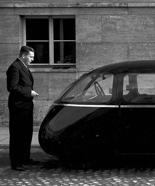 schlörwagen is a strange 1930s german car inspired by airplane wings