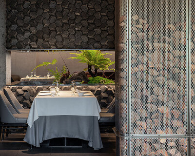 renovated 'siji minfu peking chamber' restaurant in beijing exudes raw natural accents