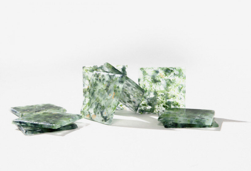 snøhetta makes tiles out of electronic waste glass