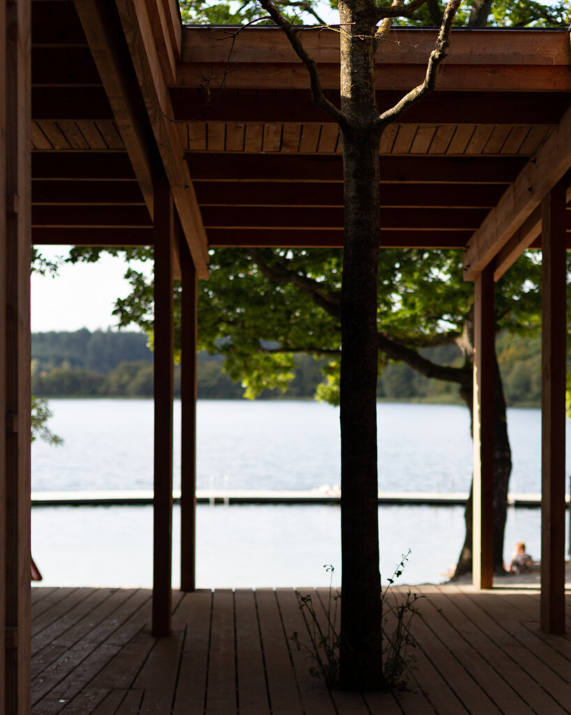 take a dip and respect the environment at sweco architects' bathing resorts in denmark
