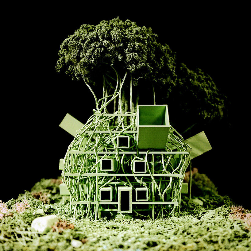 terreform one's home alive proposes a method to grow homes from native trees