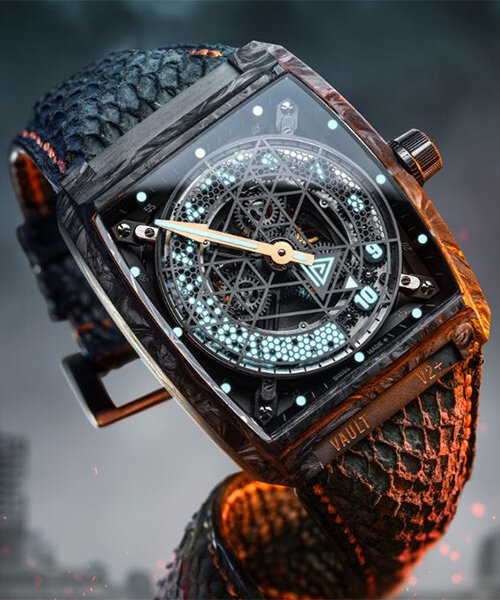 latest watch by VAULT features glowing minute hands, 3D numerals and lots of personality