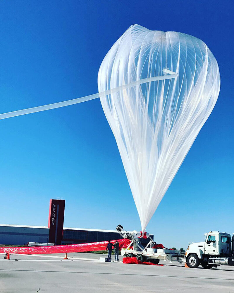world view's space balloon to offer commercial rides to stratosphere for 50,000 euros