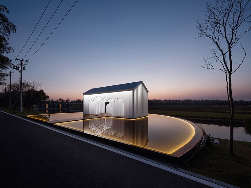 wutopia lab forms dreamy pavilion as a sacred space for everyday people with shared memories