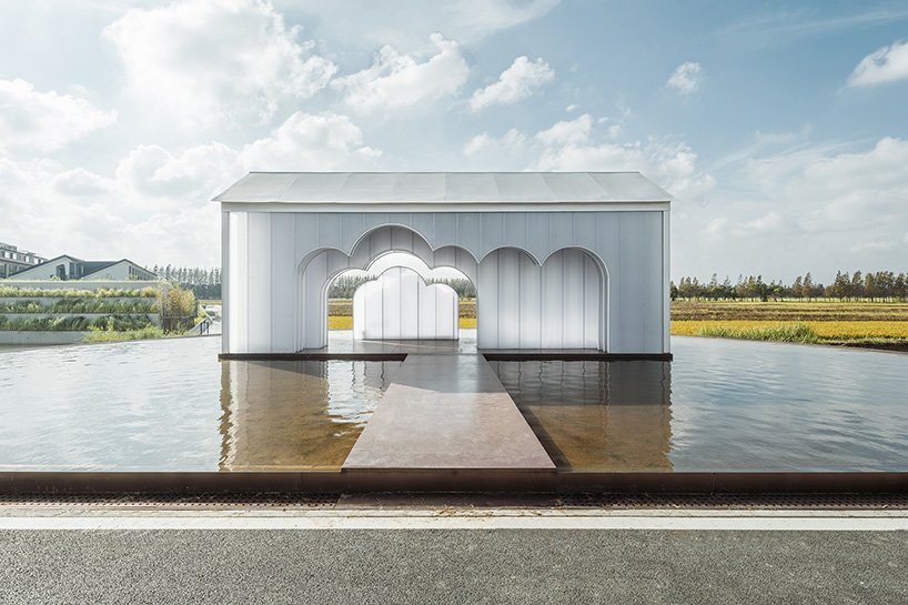 wutopia lab forms dreamy pavilion as a sacred space for everyday people with shared memories