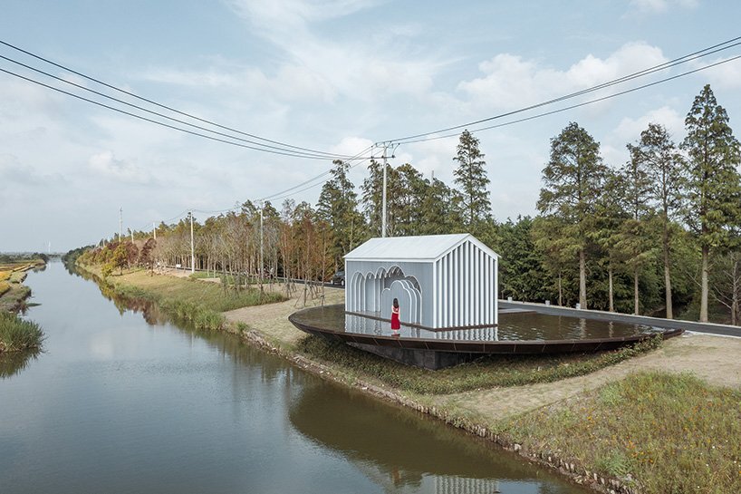 wutopia lab forms dreamy pavilion as a sacred space for everyday people with shared memories