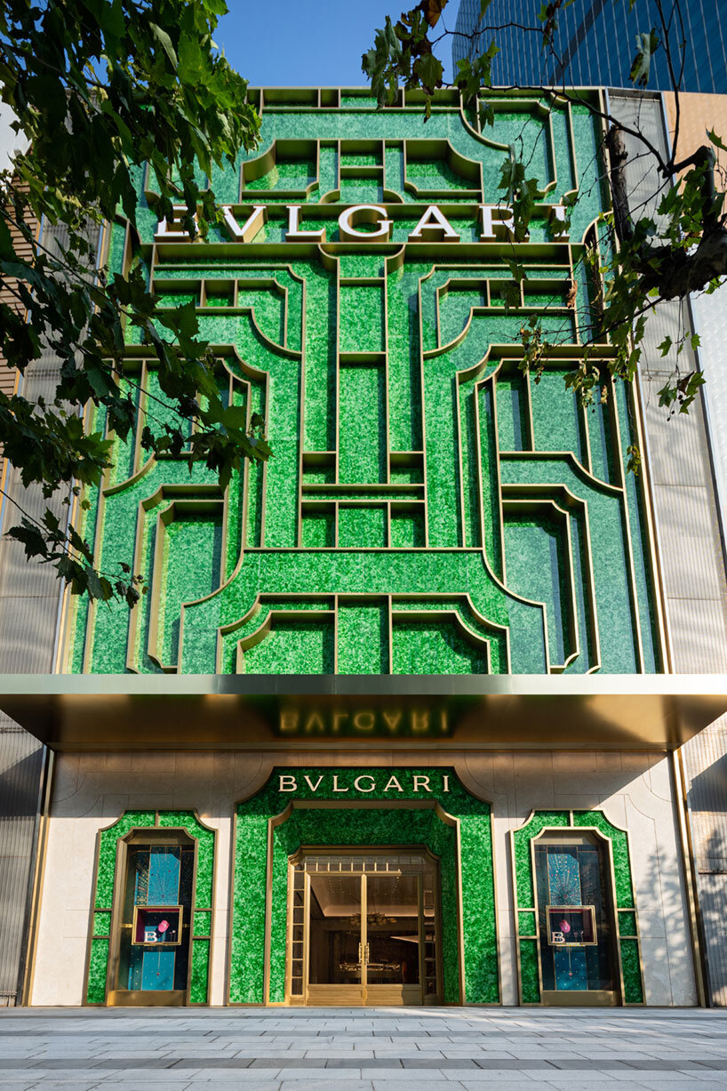 Find out how MVRDV recycles champagne bottles to create the façade of Bvlgari Shanghai